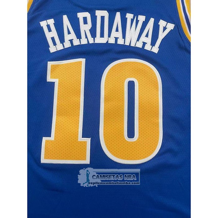 Camiseta Golden State Warriors Tim Hardaway NO 10 Classic 2022-23 Azul